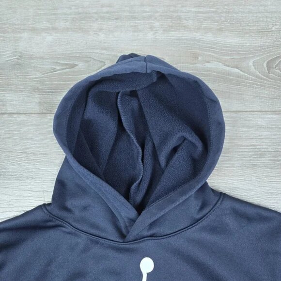 Nike Jordan Boys Navy Blue Hoodie with Logo Size Medium - Picture 3 of 10